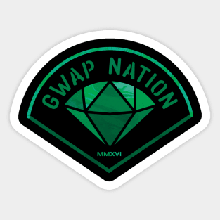 Gwap Nation Diamond Sticker